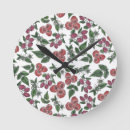 Buscar frambuesas relojes de pared Bayas