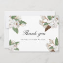 Buscar flores de la magnolia tarjetas Recién casados