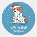 Buscar beagle pegatinas Feliz navidad