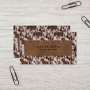 Buscar pieles tarjetas de visita Piel de vaca