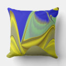 Buscar arte abstracto cojines Azul