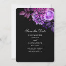 Buscar violeta y negro invitaciones Flores