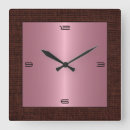 Buscar acero relojes de pared Brillante