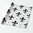 Buscar fleur lis de papel de regalo Retro
