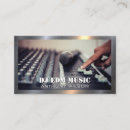 Buscar ingeniero sonido de tarjetas de visita Audio
