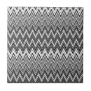 Buscar zigzag blanco y negro azulejos Gris
