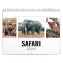 Buscar animales calendarios Safari