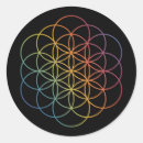 Buscar flor de la vida pegatinas Geometría sagrada