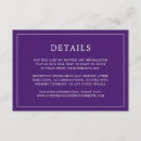 Buscar purple wedding invitaciones Elegante