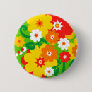 Buscar flower power chapas Retro