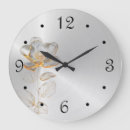Buscar transparente relojes de pared Flores