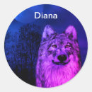 Buscar lobo blanco pegatinas 4 º luna