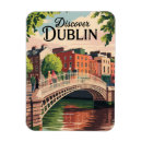Buscar dublín imanes Viaje retro vintage