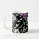 Buscar frontera floral tazas Patrón