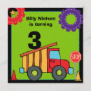 Buscar camión volquete invitaciones Fiesta