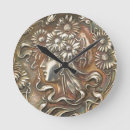 Buscar nouveau del arte relojes de pared Para ella