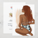 Buscar la playa invitaciones de cumpleaños Moderno