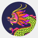 Buscar dragón chino pegatinas Frío