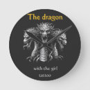 Buscar tatuaje relojes de pared Blanco y negro