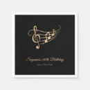 Buscar amante de la música servilletas Arrecife de trébol