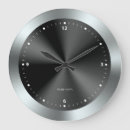 Buscar inoxidable relojes de pared Metalizado