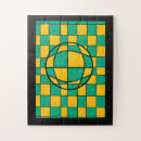 Buscar ilusión óptica puzzles Verde