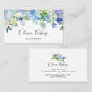 Buscar boda del hydrangea tarjetas de visita Florista