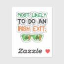 Buscar dublín pegatinas Shamrock