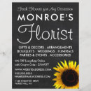 Buscar pizarra flyers Floristería