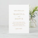 Buscar minimal wedding invitaciones Elegante