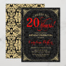 Buscar damasco rojo y negro invitaciones Para todos