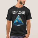 Buscar tierra plana camisetas Espacio