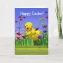 Buscar pollo de primavera tarjetas Para niños