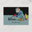 Buscar soldador tarjetas de visita Construcción