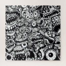 Buscar monstruo puzzles Patrón