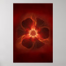 Buscar llama del fractal posters Fuego