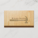 Buscar carpenter tarjetas de visita Leñador