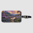 Buscar lavender etiquetas para maletas Flores