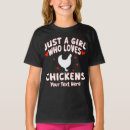 Buscar pollos del mascota camisetas Para ella