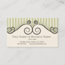 Buscar rayas del vintage tarjetas de visita Diseño interior