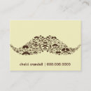 Buscar bigote tarjetas de visita General y unisex