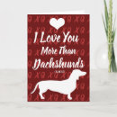 Buscar dachshunds tarjetas Amor