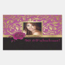 Buscar 50 o rectangulares pegatinas Invitados