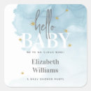 Buscar cloud baby shower pegatinas Acuarela