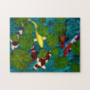 Buscar pescados del koi puzzles Goldfish