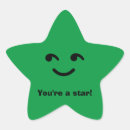 Buscar estrella verde pegatinas Aula