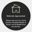 Buscar agente inmobiliario pegatinas Promocional