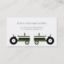 Buscar tractor verde tarjetas de visita Cultivo