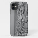 Buscar muchedumbre iphone fundas Blanco y negro