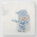 Buscar muñeco de nieve posavasos Navidades